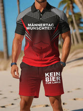 Herren-Polo-Sets Kein Bier für Linke Print